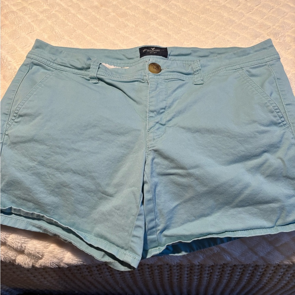 American Eagle Outfitters Aqua Women Shorts